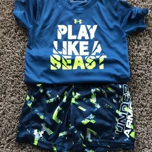 Boys Toddler Under Armour Matching Set